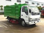 ISUZU 6cbm Road Sweeping Truck , truck mounted road sweeper EURO 5 4x2