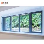 Powder Coated Aluminum Casement Windows Outward Opening With Thermal Break
