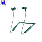 Green Crystal Clear Calls Foldable Neckband Bluetooth Earphones Multi - Point