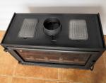 Mosaic Home Stay, Embedded Real Fire Decoration, Household Heating Fireplace,