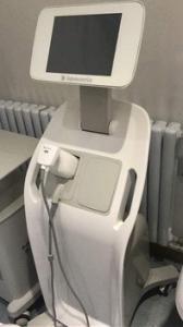 China Pure White Grey Hifu Machine Wrinkle Fat Removal With 2 Treatment Heads factory