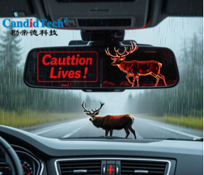 1080P 2MP Automotive Infrared ADAS Collision Avoidence Streaming Rearview Mirror