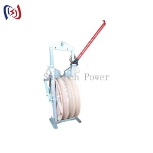 China Helicopter Conductor Stringing Blocks Transmission Line Stringing Tools factory
