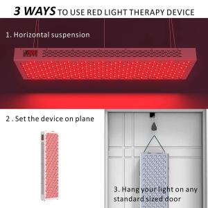 China Full Body Red LED Light Therapy Panel Device 1500W For Skin Care factory