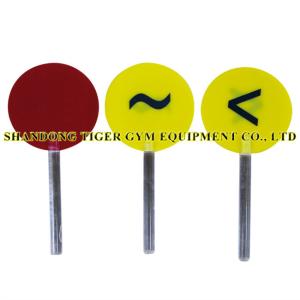 China Track and Field Equipment Set of Walking Judges Paddles factory