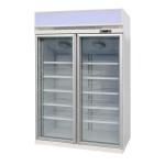 Customized Pizza Glass Door Merchandiser With Top Mounted Condensing Unit