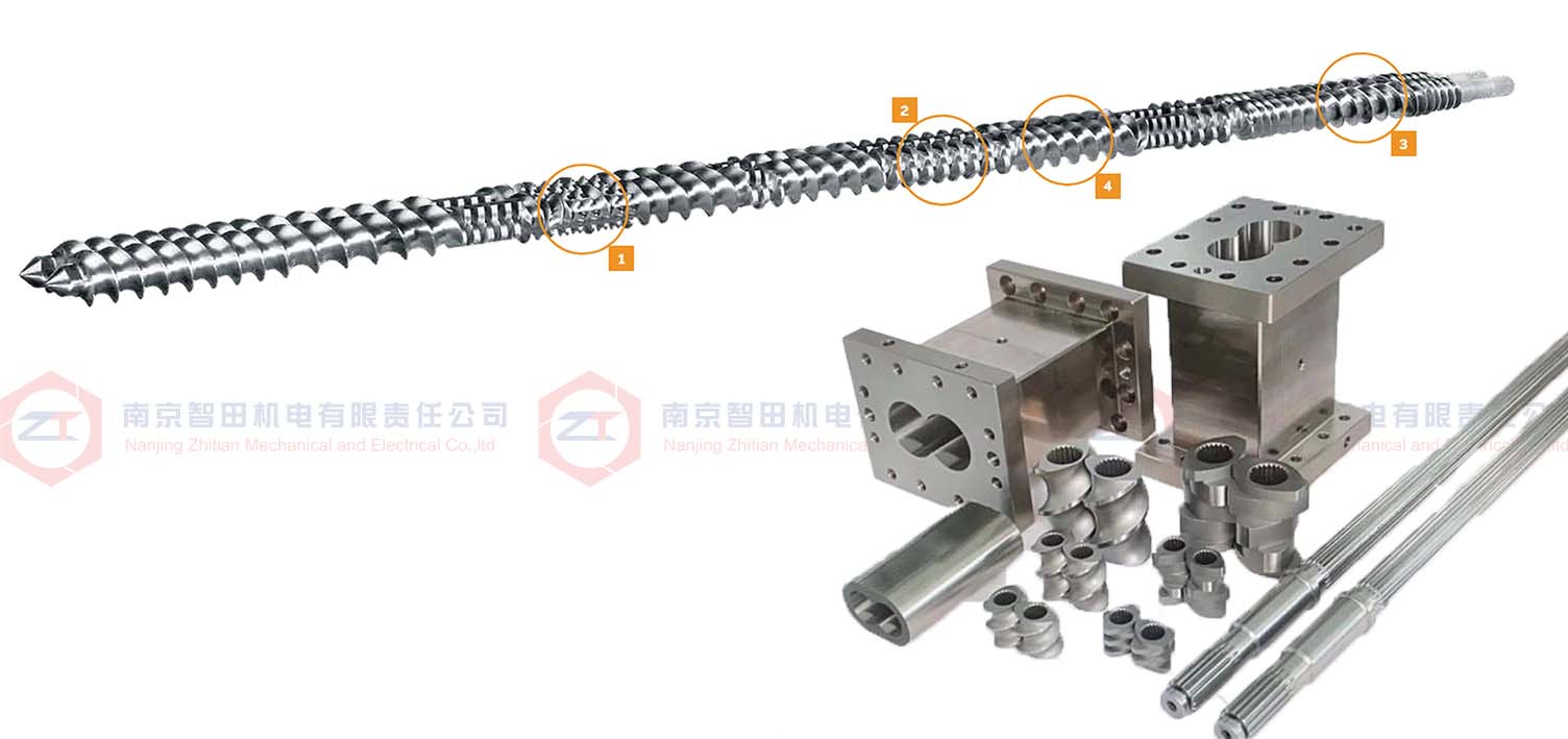 twin screw extruder barrel