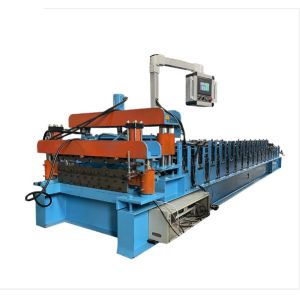 China Customized Trapezoidal Panel Double Layer Roll Forming Machine Aluminum on sale