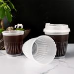 Heat Resistant Milk Tea PP Plastic Cups 80mm 90mm Diameter Durable