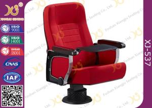 China PU Molded Foam Anti Stained Meeting Hall Chairs With Acoustical Board Damping Recovery​ factory