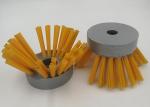 200mm Outer diameter Yellow Bristle Nylon Weed Brush for Remove Grass
