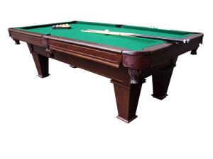 China 8FT Pool Game Table wood billiard table with wool blend felt leather pocket factory