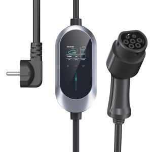 China Max 32A Current Adjustment Type 2 EV Fast Charger ,OEM AC Portable Electric Vehicle Charger factory