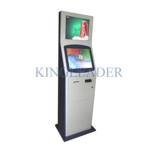 China Two Display Interactive Touch Screen Kiosk Durable High Resolution on sale