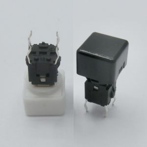 Mini SPST Illuminated Push Button Switch IP40 With Cube Cap