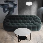 Luxury French Hotel Room Sofa Bubble Pumpkin Sofa