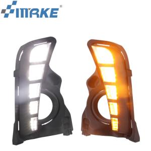 China Fog Car Accessories Led Round Led Daytime Running Lights For Toyota Highlander 2018 factory