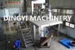 Touch Screen Homogeniser / Smooth Operation Vacuum Emulsifying Mixer