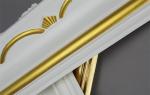 Polyurethane Decorative Crown Moulding Corner Blocks Indoor Used