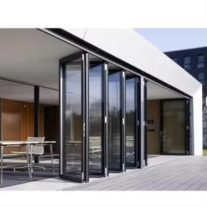 China Portable Folding Door Soundproof Aluminum Window With Low Price factory