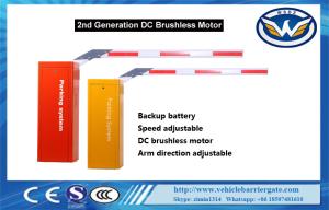 China Parking Lot System Automatic Barrier Gate 1.5s-6s Speed Adjustable DC Motor factory