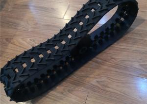 China Small Machine 37mm Pitch Continuous Rubber Track factory