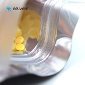 VMPET CPPAL Smell Proof Zipper Pouches Clear Window Aluminum Foil