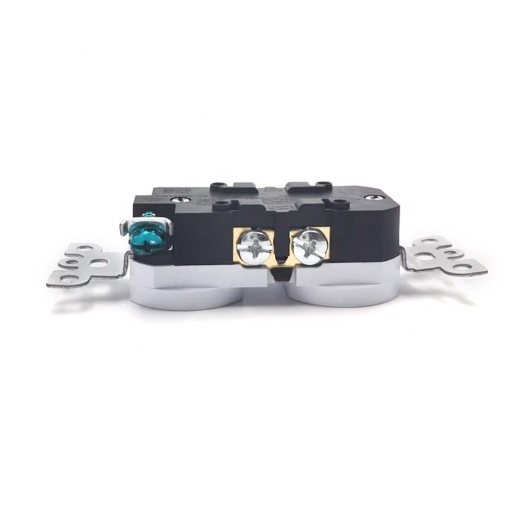 Standard Grounding Tamper Resistant Duplex Receptacle Socket Decorative WIFI NO Switch