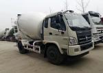 4CBM Concrete Mixer Truck , 4000 Liters 4X2 Mini Cement Mixer Truck
