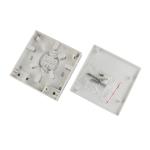 Wall Mounted Indoor Fiber Optic Outlet Box Faceplate 2 Port 86 Type