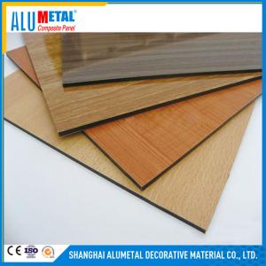 China 8mm Wooden Aluminium Alloy Composite Panel Sheet Decorative Material factory