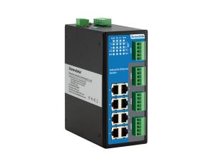 China 8-port Managed Industrial Ethernet Switch with 4 Serial Ports factory