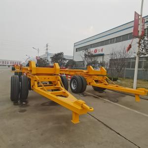 China Heavy Mechanical Suspension 2 Axles 20FT/40FT Container Chassis Skeleton Semi Trailer factory