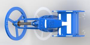 China Resilient Seated Gate Valve with Outside Screw / WRAS Approved Material factory