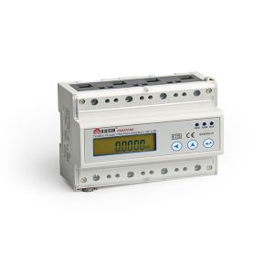 China Din Rail Mounted 3 Phase Power Meter Kwh factory