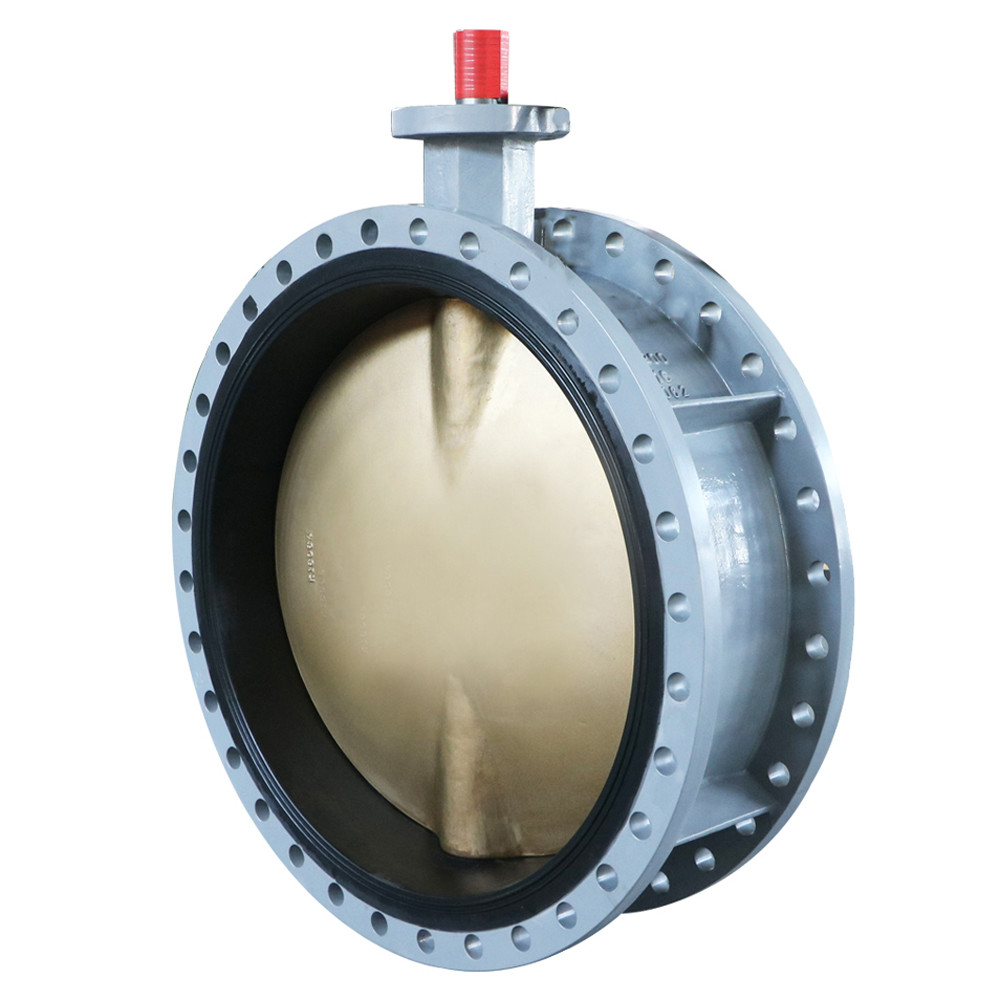 DI Ductile Iron ss304 316 cf8m ANSI150 Manual Rotork Auma wormgear butterfly valve forLarge Diameter
