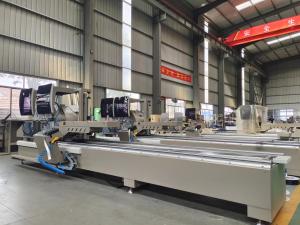 China CNC Double Head Mitre Saw 600mm Saw Blade Aluminum Double Head Cutting Saw factory