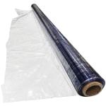 Blue PVC Plastic Film Sheet 0.033mm Thick Clear 50cm Width Film Roll For Packing