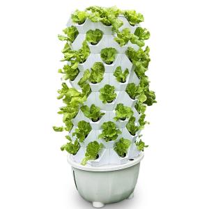 China 65L 6 8 10 Layer Aeroponic Tower Garden Vertical Hydroponic Growing System factory