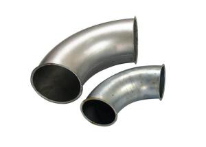 China Butt Weld Pipe Metal Dust Collection Fittings Fitting Stainless Steel 60 Degree Elbow factory