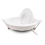 FCC Certified Tilt LED Recessed Downlights 5CCT CRI 80 Heat Resistant