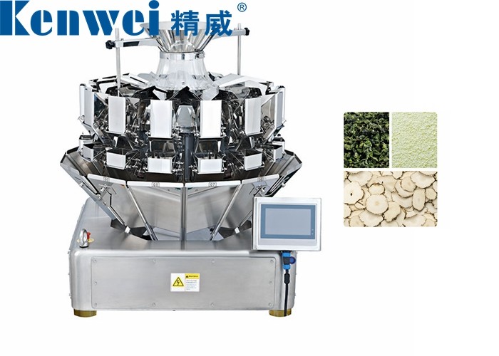 China Kenwei 14 Head Mini Multihead Weigher For 50g Granule on sale