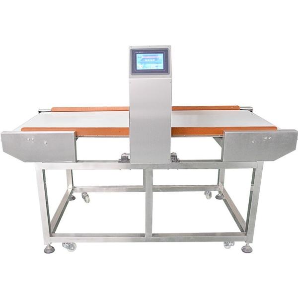 China 0-9 level Adjust Sensitivity Conveyor Belt Metal Detector Customized Size 7 inches LCD display factory