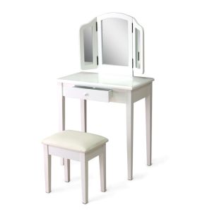 China Foldable Mirrors MDF Makeup Dressing Tables 0.153m3 CBM on sale