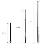 Universal High Gain Two Way Telescopic Adapter Female Tower Base UHF VHF HF Ham