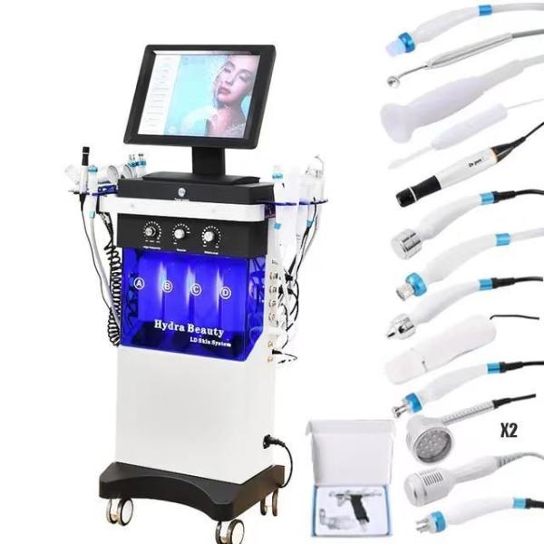 300W Professional Hydrafacial Machine 14 In 1 Hydra Dermabrasion Facial Machine