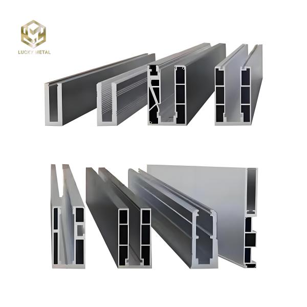 China 10mm Thick Laminated Glass Aluminum Fence Panels Weatherproof Design factory