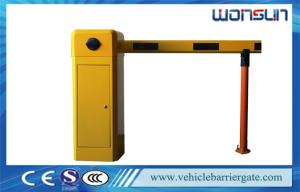 China Yellow Car Park Barriers With 1 - 6 meters Straight Boom For Car Parking System factory