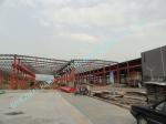 75 X 95 Multispan Prefab ASTM Industrial Steel Buildings , Fireproof Painting