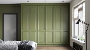 China New Design Bedroom Furniture Wooden Lacquer Modern Simple Home Customized Wardrobe factory